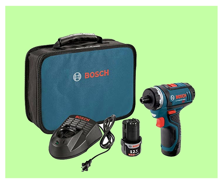Bosch 2 speed pocket driver kit with case from www.ladiestoolkit.com