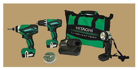Hitachi combi set 12 volt battery from www.ladiestoolkit.com