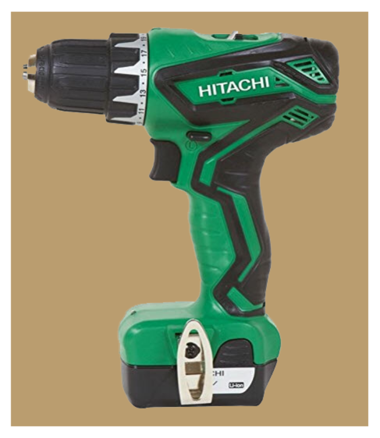 Hitachi 12 volt power drill from www.ladiestoolkit.com